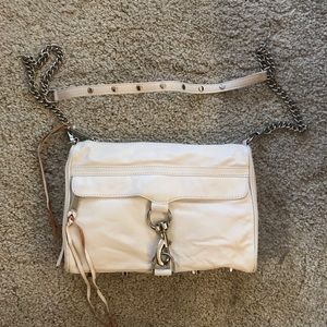 Rebecca Minkoff MAC crossbody bag in white leather